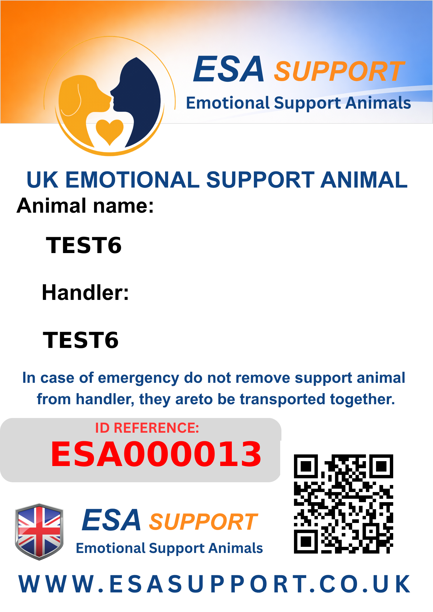 ESA000013 digital ID