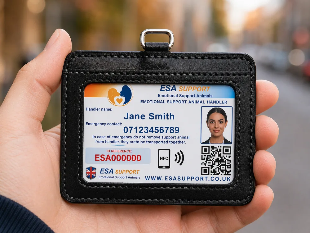 ESA Support handler ID card